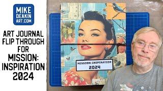 Art Journal Flip Through for 2024 Mission: Inspiration