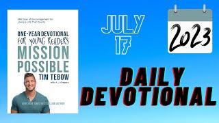 Daily Devotional // July 17, 2023