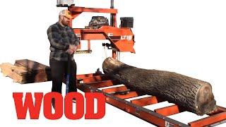 How To Mill A Crooked Log Into Lumber - WOOD magazine