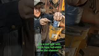 duck tape nail gun fix