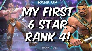 My First 6 Star Rank 4 - Immortal God King Hercules - Marvel Contest of Champions