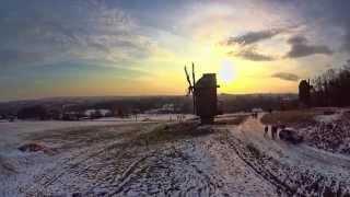 Windmill, Windmill for the land [HD] (Windmills in Pyrohiv, Kiev, Ukraine)