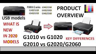 PIXMA G1020 G2020 G2060 Product Overview (part1) What is new vs G1410 G1510 G2410 G2510 - USB