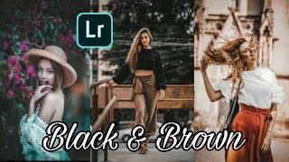 Editing Black and Brown |  lightroom Mobile Tutorial | Free..