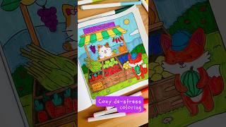 Destress by cozy coloring with me!