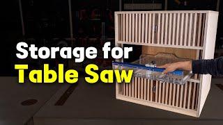 Under Table Saw Storage / DIY