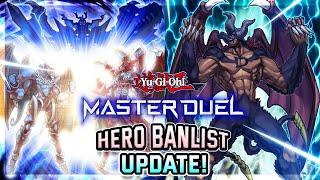 HERO At FULL POWER With *NEW* MASTER DUEL BANLIST! | HERO Deck Profile | Yu-Gi-Oh! Master Duel