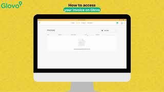 HOW TO ACCESS YOUR INVOICE ON GLOVO