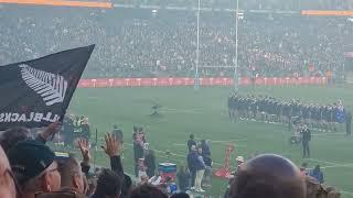 CAPE TOWN TEST:  New Zealand national anthem before the test