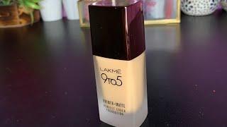 Lakme 9to5 Primer + Matte Perfect cover foundation /Best affordable foundation