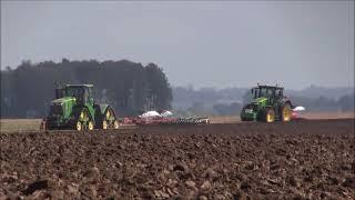 John Deere 9RX 640 och 7310R plöjer (Stor o Liten) på Svenstorps Gods