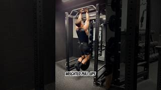 45lb Weighted Pull-Ups (Close Grip) #pullups #strengthtraining