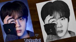 How to draw BTS Jin Step by Step (2)- Drawing Tutorial | YouCanDraw