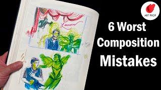 6 WORST Mistakes in Composition & Thumbnail Sketching