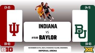 Indiana vs No. 18 Baylor | 2024 Battle 4 Atlantis: Semifinals | 11.24.24