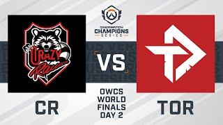 OWCS World Finals Day 2 | Crazy Raccoon v Toronto Defiant