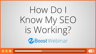 How Do I Know My SEO Is Working?