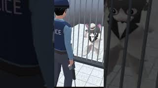 Police catch the Cat butler thief#sakuraschoolsimulator #shortvideo #viralshort #edit #viralshort