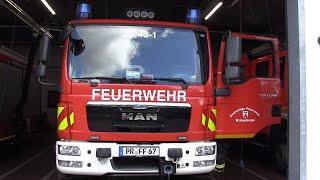 Simulation eines Wochenendes der Berufsfeuerwehr für die Jugendfeuerwehren Wittenberge und Elmshorn