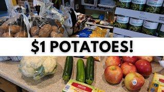 Stocking up on $1 Potatoes and Shopping the Sales at All the Stores This Week!