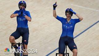 Italy secures women's madison gold in cycling track at Paris Olympics | NBC Sports