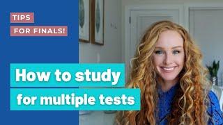 How to study for multiple tests at once | Finals