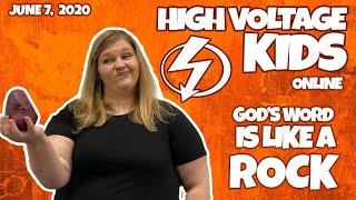 Gods Word Is Like A Rock | HIGH VOLTAGE KIDS ONLINE