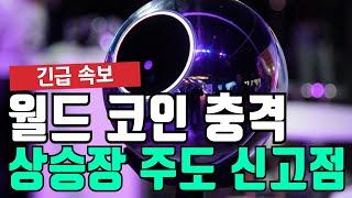 월드코인 충격 상승장 주도 신고점 찍나?