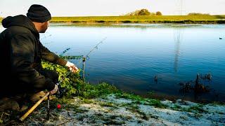 Battling the elements on the River Trent for Pike