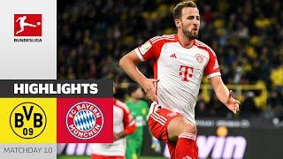 3x Harry Kane! | Borussia Dortmund - FC Bayern München 0-4 | Highlights | MD 10 – Bundesliga 23/24