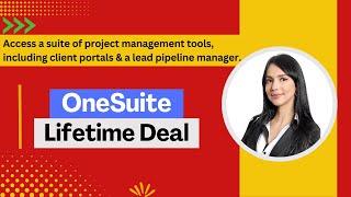 OneSuite lifetime deal I Manage leads, projects, and invoicing for agency clients