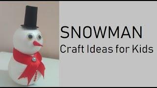 DIY SNOWMAN | How to make a Snowman | Saurabh Anupam Sahu