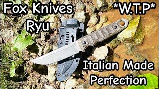 Fox Knives Ryu. It’s The First Fox Knives Fixed Blade On The Channel.