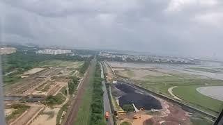 IGI Airport Delhi Aerial View | Delhi Airport Aerial View | Flight Landing At IGI Airport Delhi !!