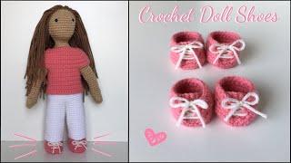 Crochet Doll Shoes - The Craft Nut