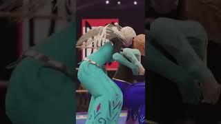 ELSA vs ANNA #frozen #wrestling #wwe #disney #gaming #gamingcontent #fighting #parody #moesweekly