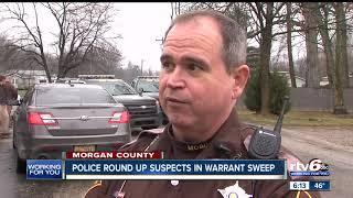 Dozens arrested as part of Morgan County warrant sweep