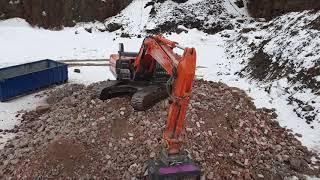 VIPERMETAL VPCV-22 crushing bucket eat concrete and brick