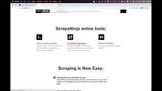 ScrapeNinja: how to build a powerful web scraper online in browser (low code)