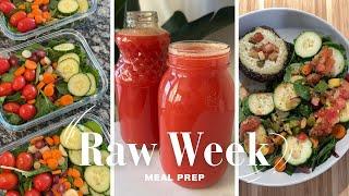 Preparing for Raw Week | raw vegan meal prep
