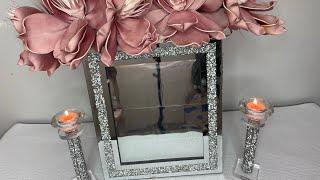 Glam home decor diy 2023/ #diy #glam #diycandleholder #diyvase