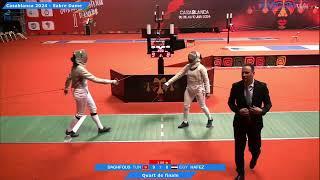 African Championships 2024 SWS - L8 - Yasmine Daghfous TUN v Nada Hafez EGY