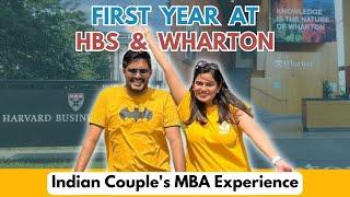 First Year at Harvard & Wharton: Indian Couple’s MBA Experience; Reapplication Strategies; MBA in US