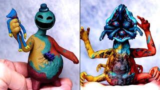 Making Poppy Playtime 4 - Doey the Doughman Final Form Sculptures Timelapse