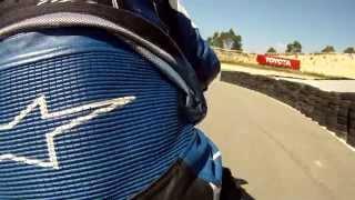 KTM RC8R - onboard Track lap - BLUE BACK MOTARDS