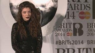 Brits 2014 Winners Room: Lorde 'overwhelmed' after winning International female solo artist