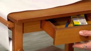 Guidecraft Art Table and Chair Set - Honey - Product Review Video