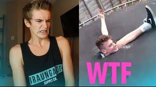 REACTING TO BAD TRAMPOLINE FAILS!