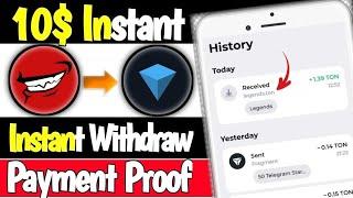 10$ TON Instant  || New Airdrop Instant Withdraw || New Play To Earn Loot || New Crypto Loot Today