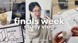 finals study vlog ️ (literally) running late to my exam, mental breakdowns, daily routine at home